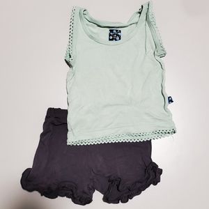 Kickee Pants 6-12 Month 2 Piece outfit